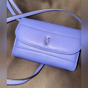 Simply Vera Neon Purple Blue Crossbody Bag
